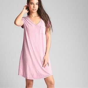 Gap Short Sleeve Pocket T-Shirt Dress